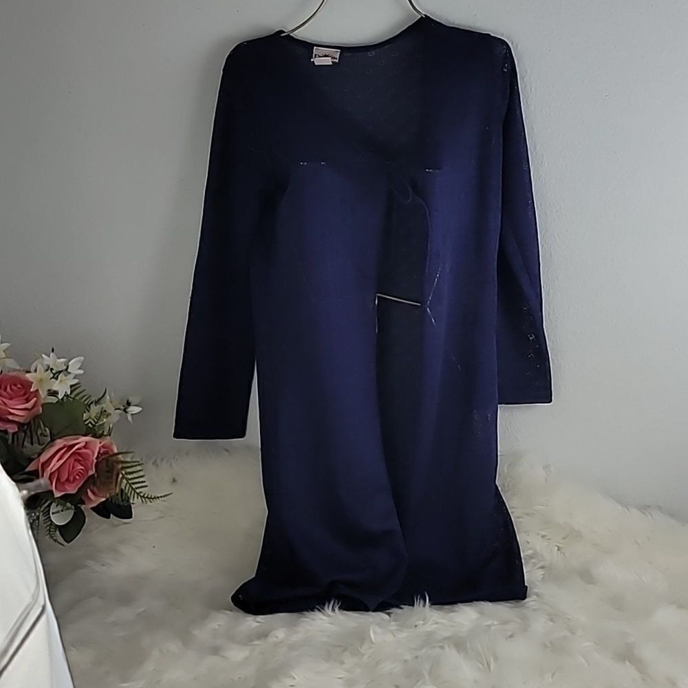 1771  DYNAMITE Blue Sweater long Sleeve Size Small